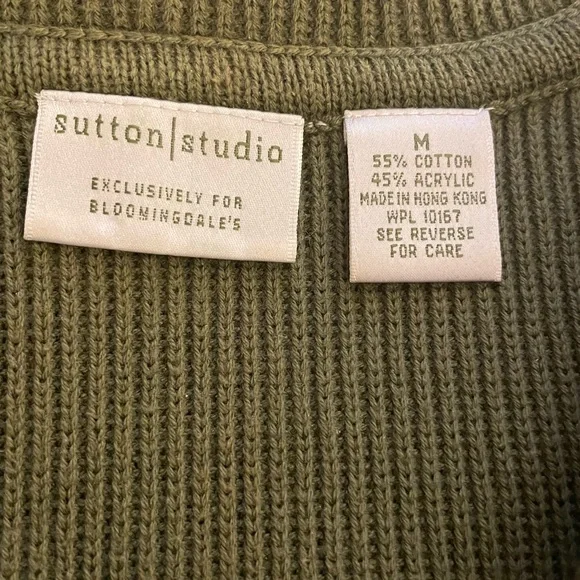 Green Ribbed Sweater - Picture 10 of 10